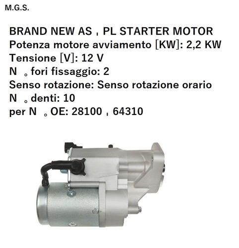 Motorino avviamento per - avviamento, toyota