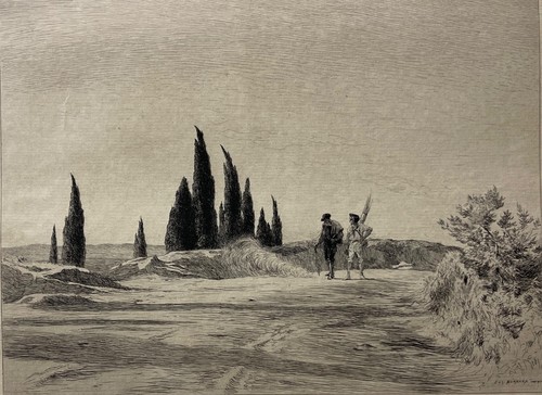 Due vannieri nella campagna - vannieri, di