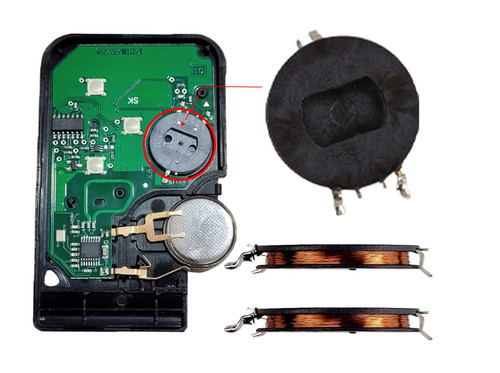 Antenna chiave bobina per