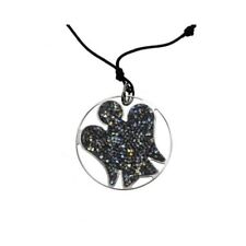 ROBERTO GIANNOTTI Collana ANGELI ROCK SOUL GIA304R Argento 925% Swarovski Nero