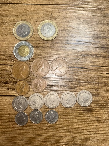 Collezione monete inglesi - monete,