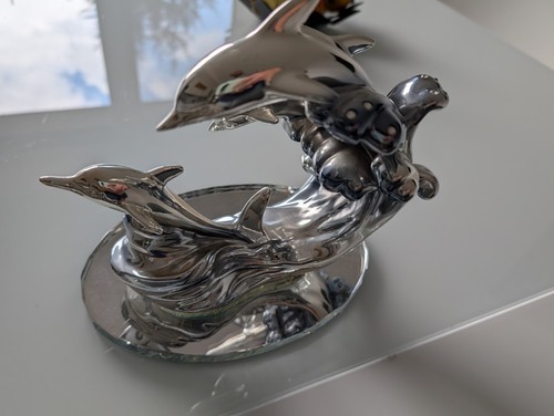 Scultura ottaviani delfini - delfini, in