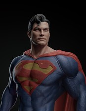 Statua Superman stampa 3D non