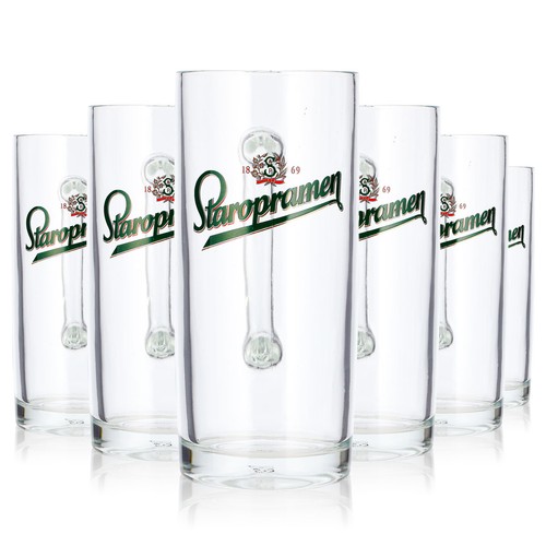 Bicchieri birra staropramen - bicchieri,