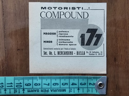 Antica pubblicità 1932