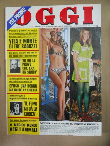 Oggi 1972 minnie minoprio - 25,