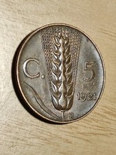 5 CENTESIMI 1921   VITTORIO