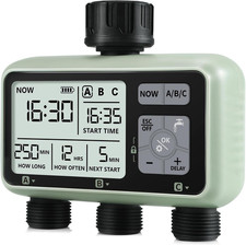 3 Vie Timer Irrigazione Automatica Digitale Centralina Irrigazione Temporizzator