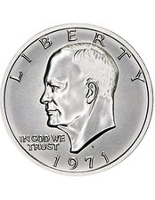 1971 Eisenhower Dollaro Moneta