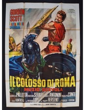 manifesto IL COLOSSO DI ROMA muzio scevola gordon scott serrato A430
