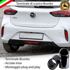 TERMINALE SCARICO NERO BRUNITO