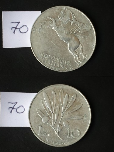 Repubblica moneta lire - da, 10