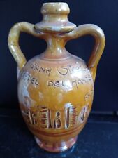 ANTICA ANFORA IN TERRACOTTA SMALTATA DECORI ANDRIA BARI ORIGINALE D'EPOCA 