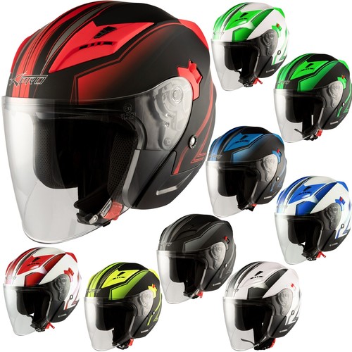 Moto casco jet scooter doppia - jet,