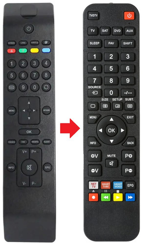 Telecomando adatto per sanyo - telecomando,