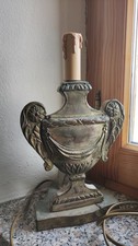 Antica Lampada a Urna Legno E