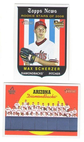 2008 topps heritage - hi, number
