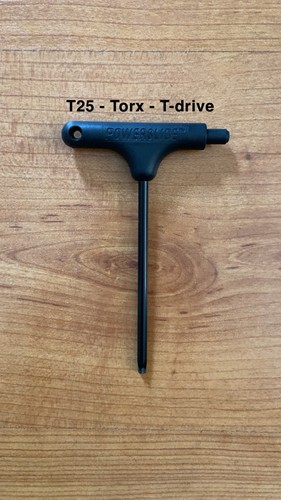T25 torx bit drive maniglia - bit,