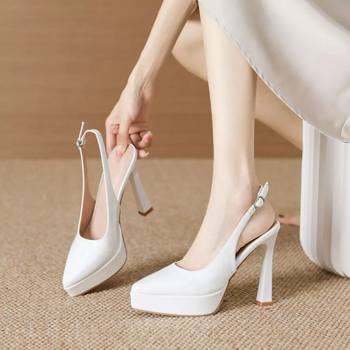 Decolte bianche con plateau - con,