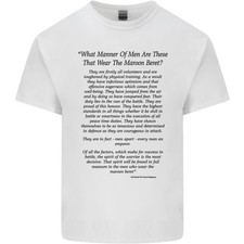 The Reggimento Paracadutisti Charter 1 2 3 4 Para Uomo Cotone Leggero T-Shirt