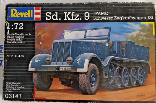 Kit kfz famo revell - kit, sd.kfz.9