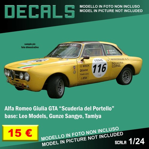 Decals repro alfa romeo giulia - decals,