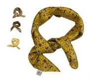 MENS SILK PRINTED SCARF NECK