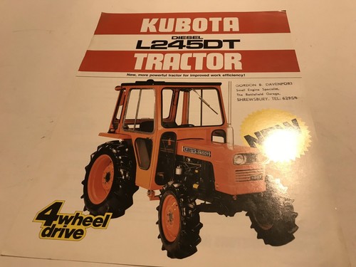 Kubota trattore diesel - kubota, l245dt