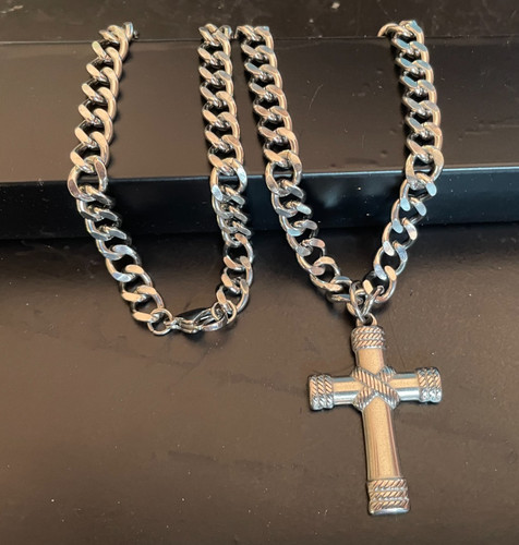 Collana rosario con croce - , in