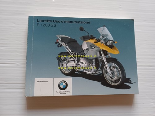 Bmw 1200 2006 manuale uso - r,