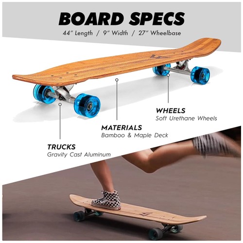 Kicktail cruiser longboard - kicktail,
