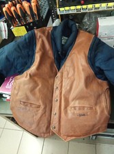 GILET GIACCA PELLE SCHOTT PIUMINO D'OCA