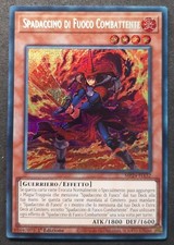 SPADACCINO DI FUOCO COMBATTENTE Segreta Prismatica Italiano MP24-IT132 YUGIOH