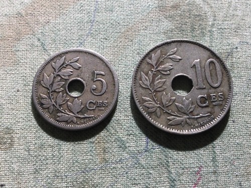 Monete belgio centimes - belgio, 5