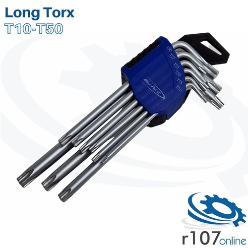 Set chiavi torx lunghe - 9, pezzi