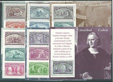 1992 EMISSIONE CONGIUNTA SPAGNA ITALIA C COLOMBO 6 FOGLIETTI MF7423