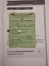 Piaggio Vespa 4M 1987 Libretto