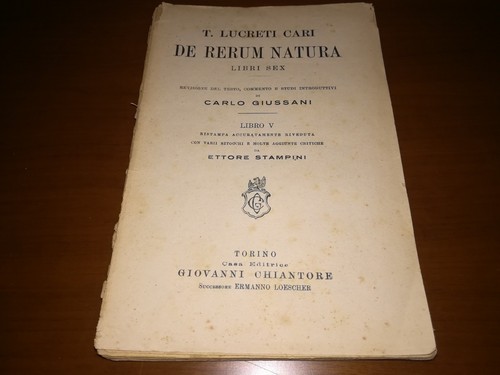 Rerum natura libri - rerum,