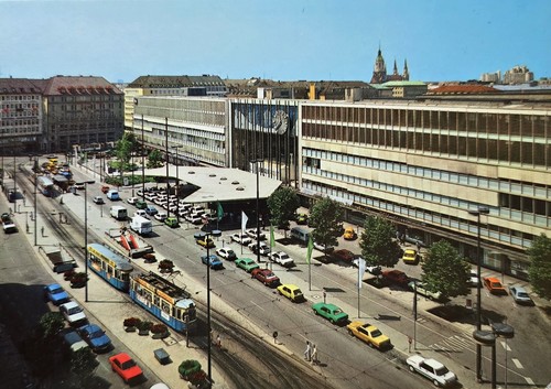 Cartolina monaco stazione - cartolina,