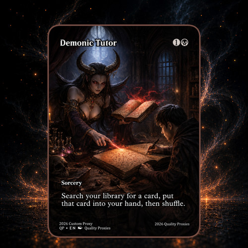 Demonic tutor scheda mtg - tutor,