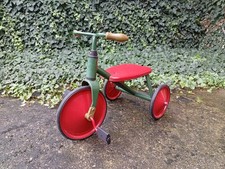 Antico giocattolo triciclo legno/ferro