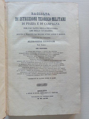 Cicognani raccolta di - a.,