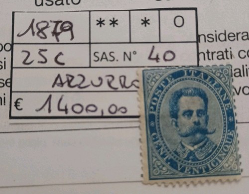 Regno italia 1879 - 1879, umberto
