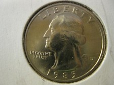 1985 D Washington quarto di