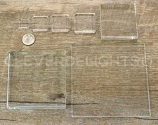 Piastrelle di vetro quadrate trasparenti - scegli misura - 25 mm 50 mm - 1" 2" 3" 4" - 20 50 confezione da 100
