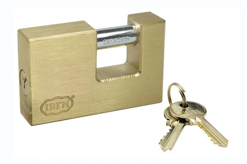 Lucchetto serranda ottone - lucchetto,