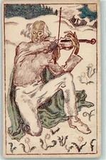 13963057 - Insegna da gioco. Holzinger, Rudolf vecchio violinista dai capelli bianchi dopo un