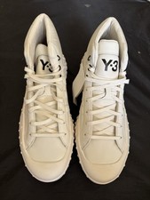 Sneakers alte Adidas Y-3 GR.1P bianche nuove autentiche taglia 11,5 GV7678