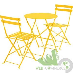 Set bistrot tavolo 61xh70 2 - set, cm