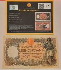 50 Lire Buoi 18 07 1917